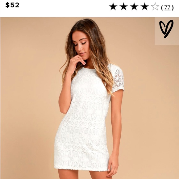 Lulus Dresses & Skirts - Lulus “Love You For Eternity” white lace dress
